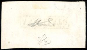 1858 - 5 grana carminio rosa, II ... 