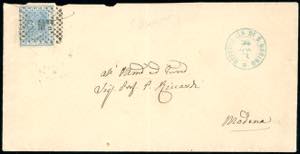 1871 - 20 cent. azzurro (Regno T26, RSM ... 