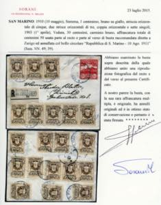 1911 - 1 cent. Stemma, fondo ... 