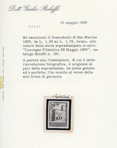 1933 - Soprastampati Convegno ... 