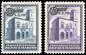 1934 - Palazzetto della Posta soprastampati ... 