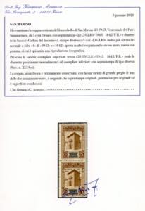 1943 - 5 cent. Caduta del ... 