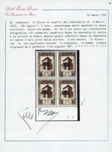 1943 - 5 cent. Caduta del ... 