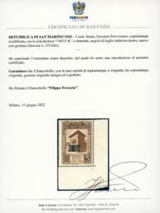 1943 - 5 cent. Governo ... 