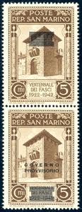 1943 - 5 cent. Governo Provvisorio, ... 