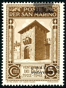 1943 - 5 cent. soprastampa Governo ... 