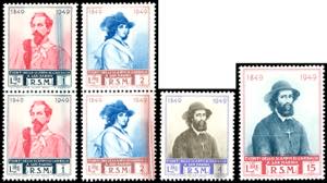1949 - Garibaldi, 1 lira e 2 lire, entrambi ... 