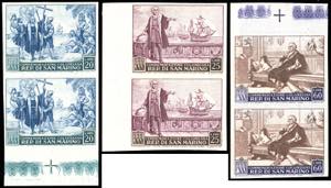 1952 - 20 lire, 25 lire, 60 lire Colombo, ... 