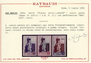 1954 - Statua della Libertà, ... 