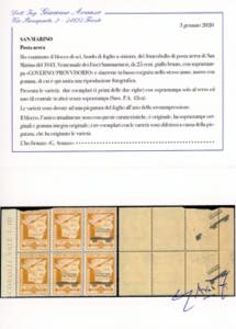 1943 - 25 cent. soprastampato ... 