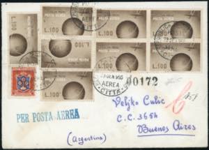 1950 - 100 lire Vedute (60), otto esemplari ... 