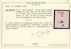 1951 - 100 lire su 250 lire Pro ... 