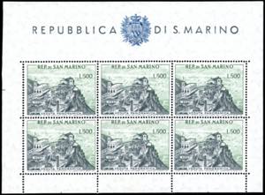 1958 - 500 lire Panorama foglietto (18), ... 