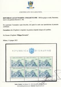 1958 - 500 lire Panorama, ... 