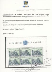 1958 - 500 lire Panorama, ... 