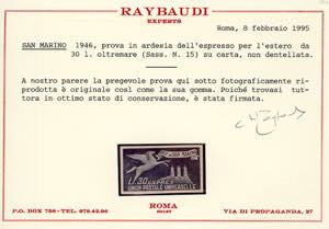 1946 - 30 lire (15), prova in ... 
