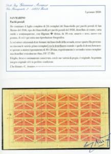 1946 - 10 cent., filigrana corona ... 