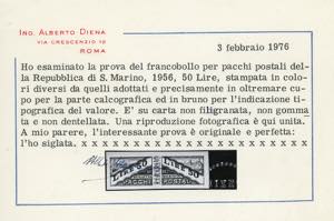 1956 - 50 lire oltremare cupo e ... 