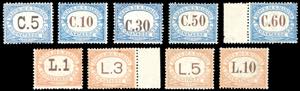1825 - Nuovi colori, serie completa (19/27), ... 