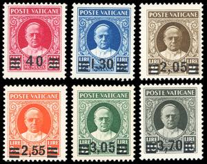 1934 - Provvisoria, serie completa (35/40), ... 