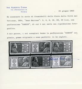 1954 - Anno Mariano, serie ... 