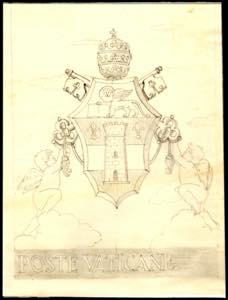 1959 - Bozzetto a matita di Grassellini, su ... 