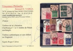 FRANCIA LIBERAZIONE 1944 - ... 