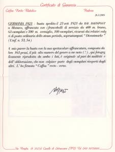 GERMANIA REICH 1928 - Eccezionale ... 