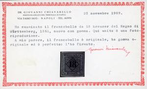 GERMANIA WURTTEMBERG 1851 - 18 Kr. ... 