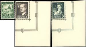 LIECHTENSTEIN 1952/55 - 5 f. Castello di ... 