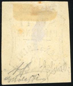 1859 - 10 cent. bruno, cifra 1 ... 