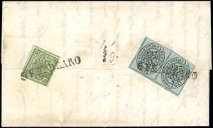 1855 - 1/2 baj grigio azzurro, ... 