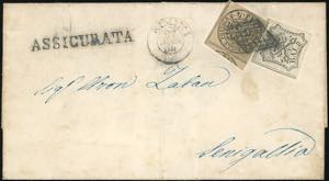 1854 - 4 baj bruno rosaceo chiaro, ... 