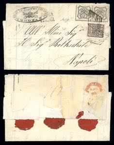 1858 - Modulo di telegramma da Londra ... 