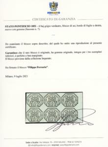 1852 - 6 baj grigio verdastro (7), ... 