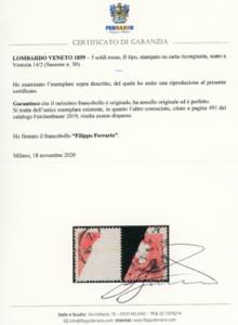 1859 - 5 soldi rosso, II tipo ... 