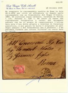 1872 - 40 cent. De La Rue, ... 