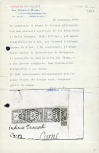 1859 - 5 baj violetto, frazionato ... 