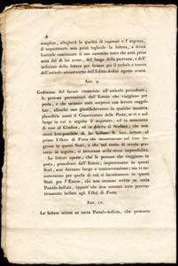 1818 - Manifesto camerale in ... 