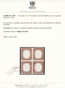 1863 - IV emissione, serie ... 