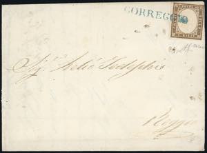 1861 - 10 cent. bruno cioccolato chiaro ... 