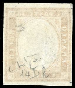 1862 - 10 cent. arancio rossastro ... 