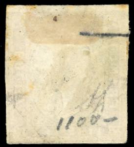 1861 - 3 lire rame (18), margini ... 