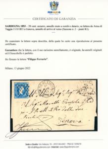 LIGURIA-ARMA DI TAGGIA, rombo + ... 