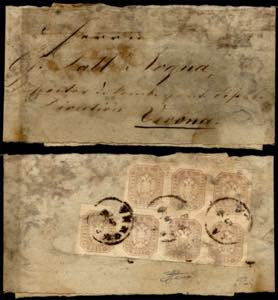 1865 - 1,05 soldi bruno grigiastro (11), ... 