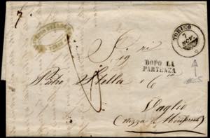 TORINO, doppio cerchio rosetta, senza anno, ... 