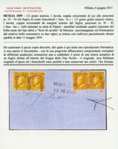 1859 - 1/2 grano arancio, I ... 