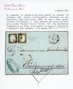 PALERMO ARRIVO, borbonico, punti ... 