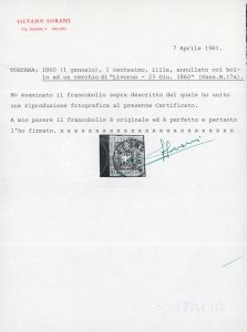 1860 - Serietta di sei valori ... 