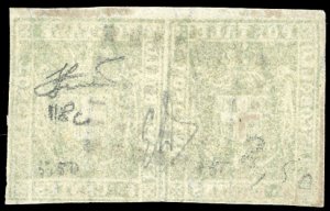 1860 - 5 cent. verde giallastro ... 